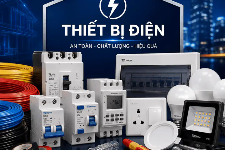 Minh họa nhóm thiết bị điện tại Hiền Hương